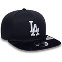 kepsar-platt-marinbla-snapback-9fifty-cord-visor-fran-los-angeles-dodgers-mlb-av-new-era