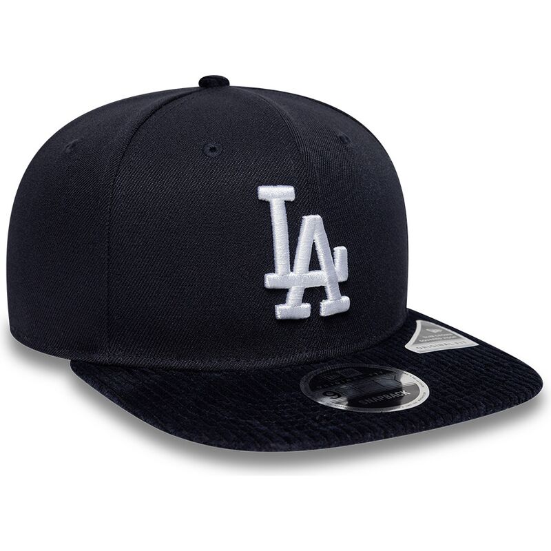 kepsar-platt-marinbla-snapback-9fifty-cord-visor-fran-los-angeles-dodgers-mlb-av-new-era