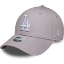 kepsar-bojd-violett-justerbart-band-9forty-league-essential-fran-los-angeles-dodgers-mlb-av-new-era