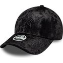 kepsar-bojd-svart-justerbart-band-9forty-pattern-velour-fran-new-york-yankees-mlb-av-new-era