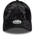 kepsar-bojd-svart-justerbart-band-9forty-pattern-velour-fran-new-york-yankees-mlb-av-new-era