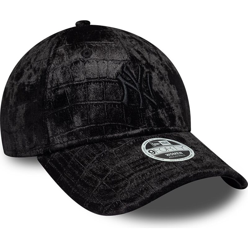 kepsar-bojd-svart-justerbart-band-9forty-pattern-velour-fran-new-york-yankees-mlb-av-new-era