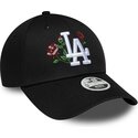 kepsar-bojd-svart-snapback-9forty-rose-sequin-fran-los-angeles-dodgers-mlb-av-new-era