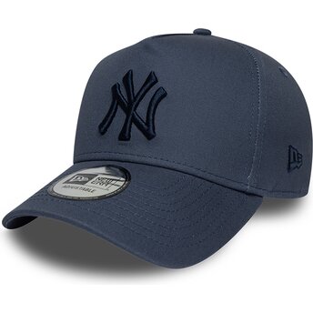 Kepsar böjd blå snapback 9FORTY E Frame League Essential från New York Yankees MLB av New Era