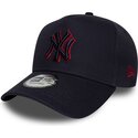 kepsar-bojd-marinbla-snapback-9forty-e-frame-team-outline-fran-new-york-yankees-mlb-av-new-era