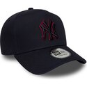 kepsar-bojd-marinbla-snapback-9forty-e-frame-team-outline-fran-new-york-yankees-mlb-av-new-era