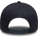 kepsar-bojd-marinbla-snapback-9forty-dorado-e-frame-metallic-outline-fran-los-angeles-dodgers-mlb-av-new-era