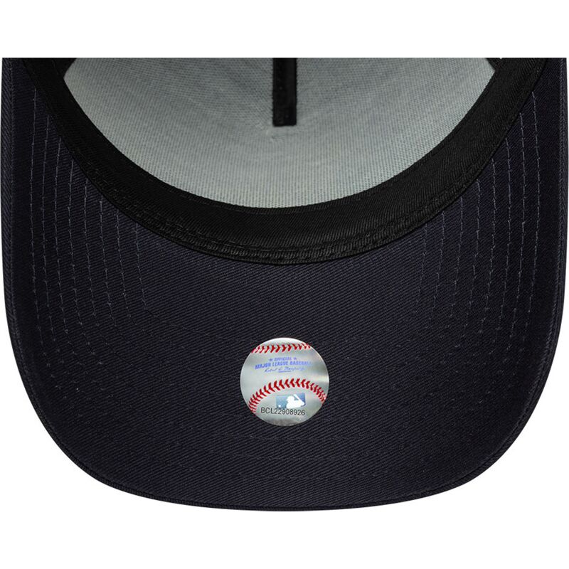 kepsar-bojd-marinbla-snapback-9forty-dorado-e-frame-metallic-outline-fran-los-angeles-dodgers-mlb-av-new-era