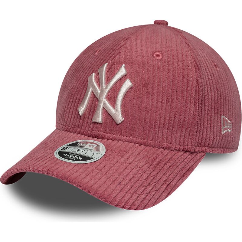 kepsar-bojd-rosa-justerbart-band-9forty-m-crown-chunky-cord-fran-new-york-yankees-mlb-av-new-era