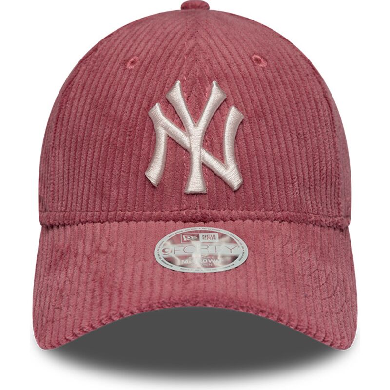 kepsar-bojd-rosa-justerbart-band-9forty-m-crown-chunky-cord-fran-new-york-yankees-mlb-av-new-era