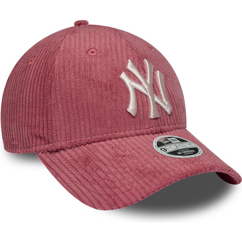 kepsar-bojd-rosa-justerbart-band-9forty-m-crown-chunky-cord-fran-new-york-yankees-mlb-av-new-era