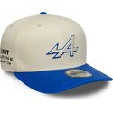 kepsar-bojd-beige-snapback-9seventy-stretch-snap-contrast-visor-fran-alpine-f1-team-formula-1-av-new-era