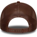 kepsar-bojd-brun-snapback-e-frame-outline-fran-new-york-yankees-mlb-av-new-era