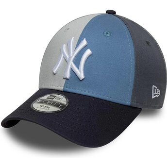 Kepsar böjd flerfärgad justerbart band för barn 9FORTY Colourblock från New York Yankees MLB av New Era