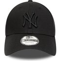 svart-bojd-justerbar-keps-med-svart-logotyp-9forty-league-essential-fran-new-york-yankees-mlb-av-new-era