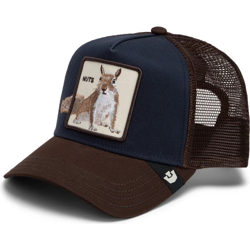 kepsar-bojd-brun-snapback-over-the-line-squirrel-out-of-bounds-nuts-the-farm-goorin-bros