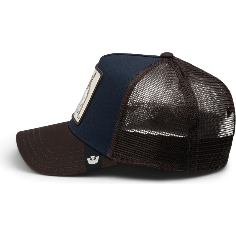 kepsar-bojd-brun-snapback-over-the-line-squirrel-out-of-bounds-nuts-the-farm-goorin-bros