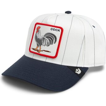 Kepsar böjd grå snapback Pinstripe Rooster Cock Playmakers The Farm Goorin Bros.