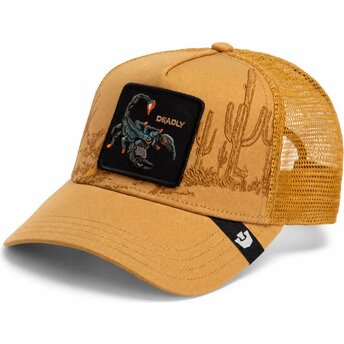 Kepsar böjd brun snapback Scorpion Badlands Deadly The Farm Goorin Bros.