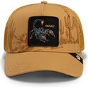 kepsar-bojd-brun-snapback-scorpion-badlands-deadly-the-farm-goorin-bros