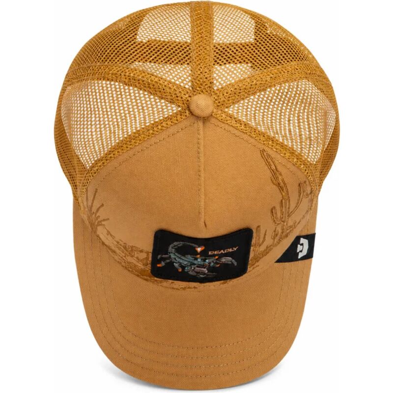 kepsar-bojd-brun-snapback-scorpion-badlands-deadly-the-farm-goorin-bros