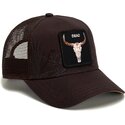 kepsar-bojd-brun-snapback-skull-badlands-dead-the-farm-goorin-bros