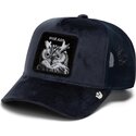 kepsar-bojd-marinbla-snapback-velour-wise-ass-the-farm-goorin-bros