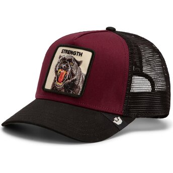 Kepsar böjd röd snapback Strength Panther Original Recipe The Farm Goorin Bros.