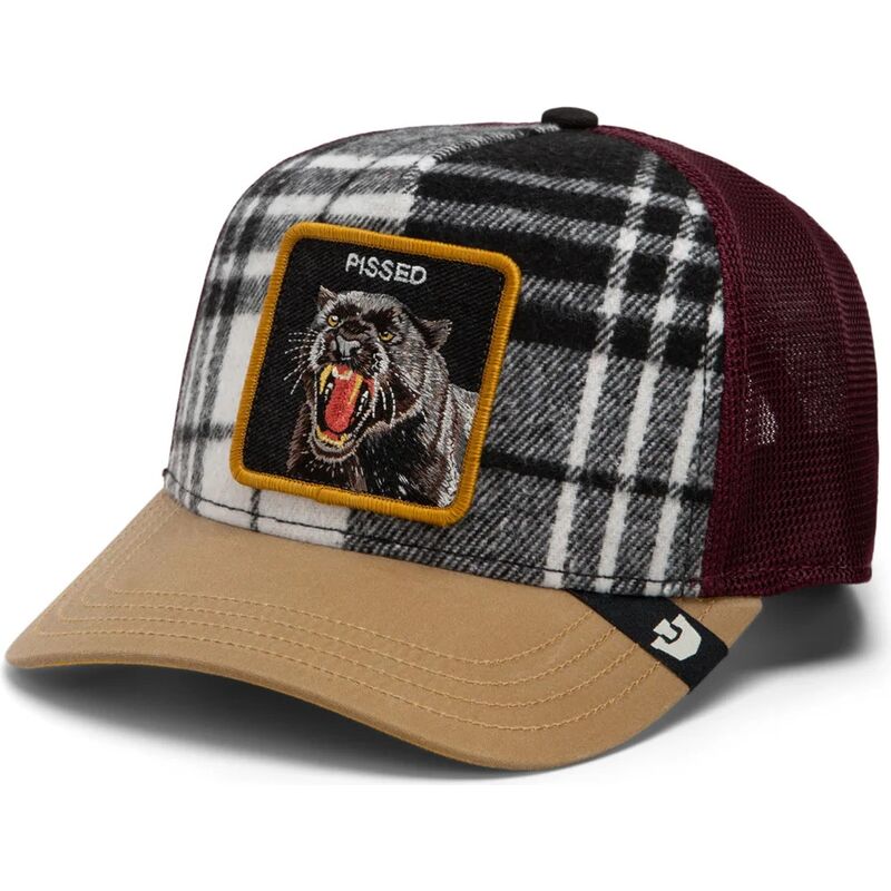 kepsar-bojd-flerfargad-snapback-brit-panther-check-mate-pissed-the-farm-goorin-bros