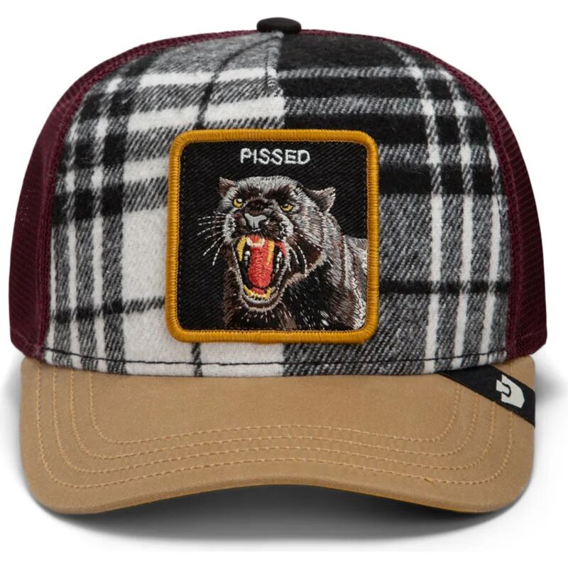 kepsar-bojd-flerfargad-snapback-brit-panther-check-mate-pissed-the-farm-goorin-bros