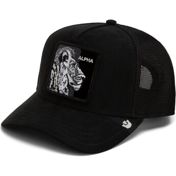Kepsar böjd svart snapback Black Out Lion Blackened Metallic Alpha The Farm Goorin Bros.
