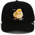 kepsar-bojd-svart-snapback-black-out-chick-blackened-metallic-hot-the-farm-goorin-bros
