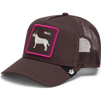 Kepsar böjd brun snapback Shadow Bull Terrier Off The Leash The Farm Goorin Bros.