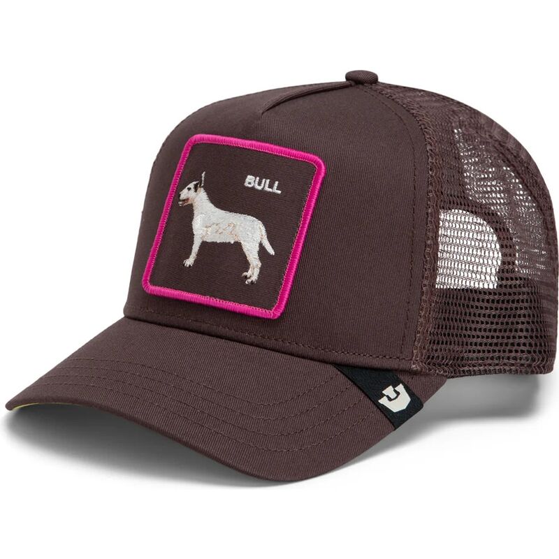 kepsar-bojd-brun-snapback-shadow-bull-terrier-off-the-leash-the-farm-goorin-bros