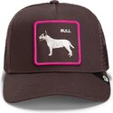 kepsar-bojd-brun-snapback-shadow-bull-terrier-off-the-leash-the-farm-goorin-bros