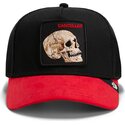 kepsar-bojd-svart-snapback-cancelled-skull-microsuede-the-farm-goorin-bros