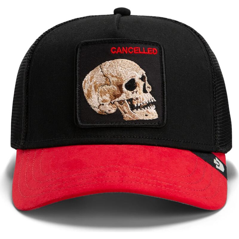 kepsar-bojd-svart-snapback-cancelled-skull-microsuede-the-farm-goorin-bros