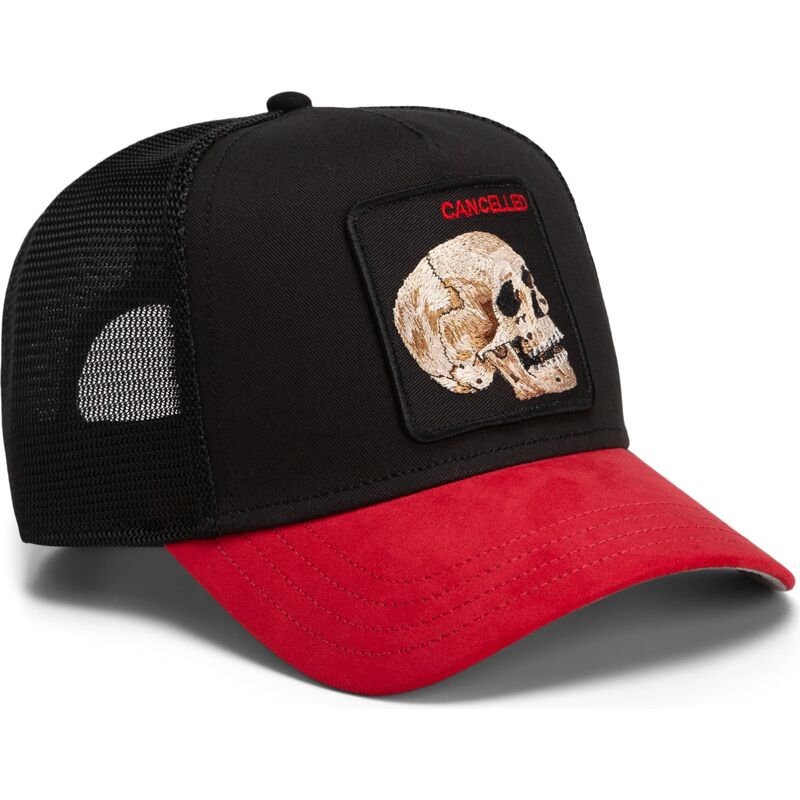 kepsar-bojd-svart-snapback-cancelled-skull-microsuede-the-farm-goorin-bros