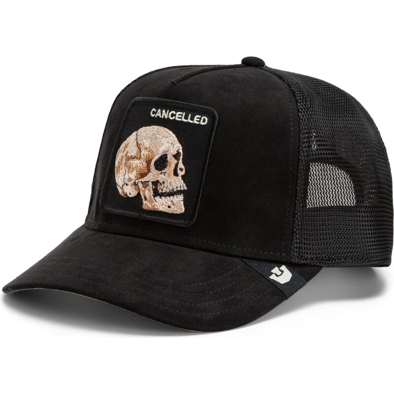 kepsar-bojd-svart-snapback-suede-cancelled-skull-microsuede-the-farm-goorin-bros