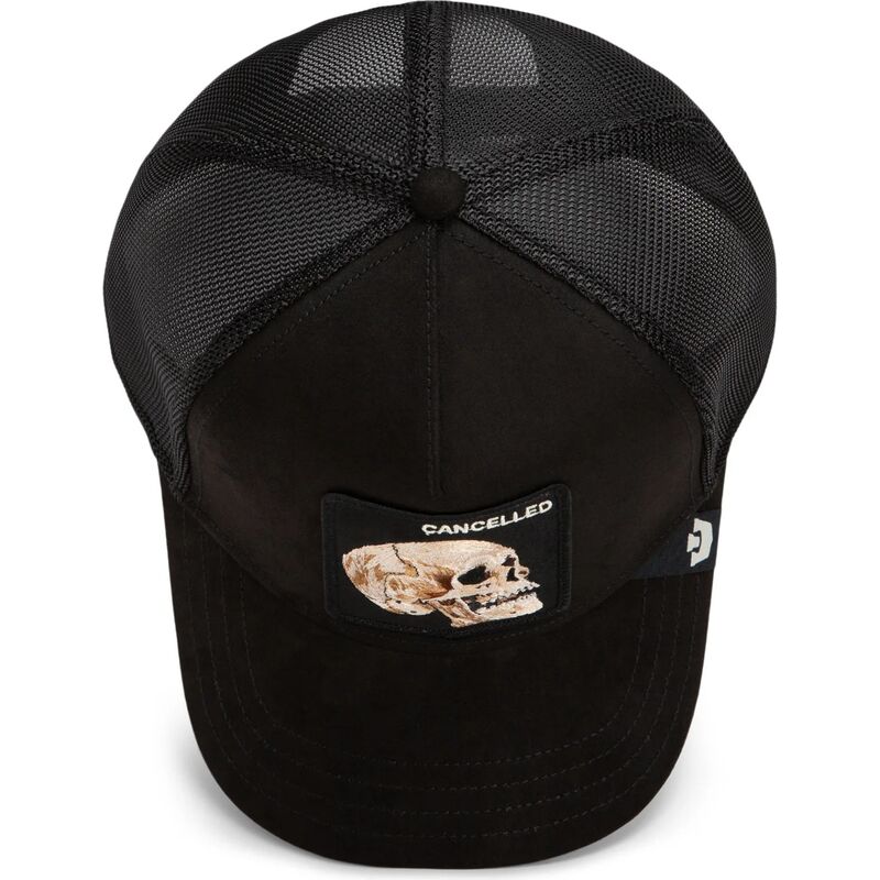 kepsar-bojd-svart-snapback-suede-cancelled-skull-microsuede-the-farm-goorin-bros