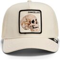 kepsar-bojd-beige-snapback-suede-cancelled-skull-microsuede-the-farm-goorin-bros