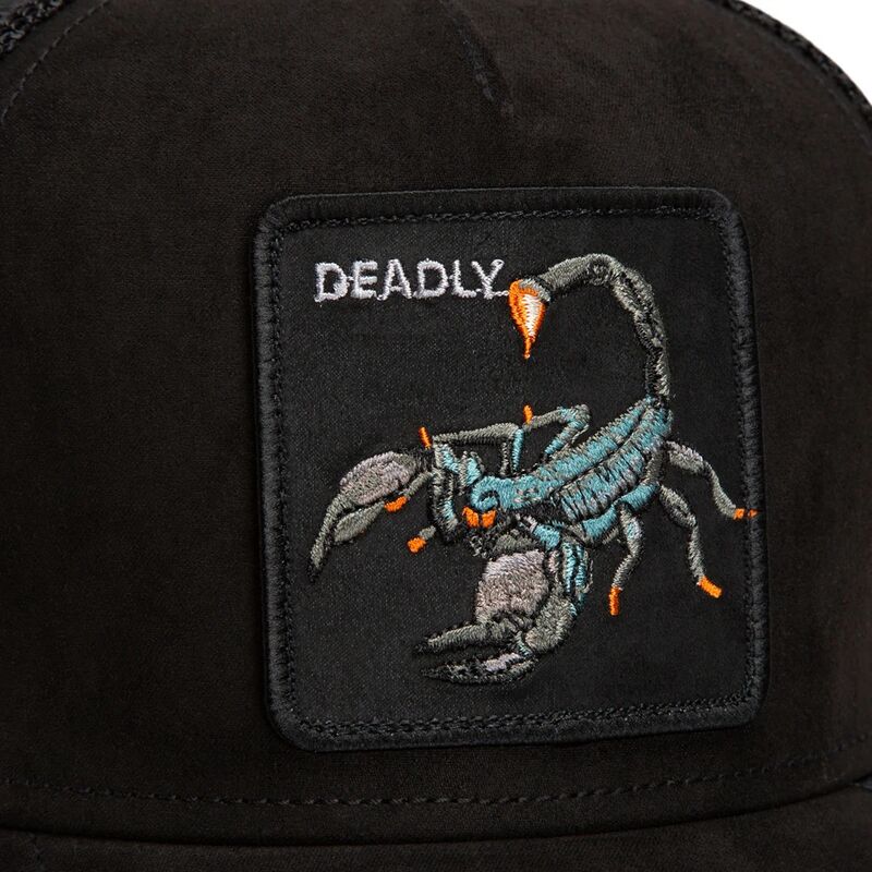 kepsar-bojd-svart-snapback-suede-scorpion-microsuede-the-farm-goorin-bros