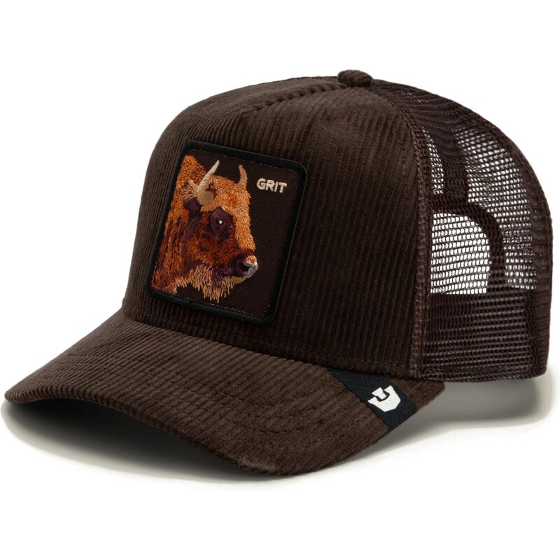 kepsar-bojd-brun-snapback-corduroy-grit-ridgeline-the-farm-goorin-bros