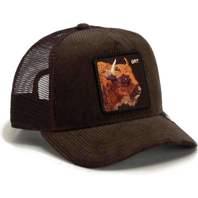 kepsar-bojd-brun-snapback-corduroy-grit-ridgeline-the-farm-goorin-bros