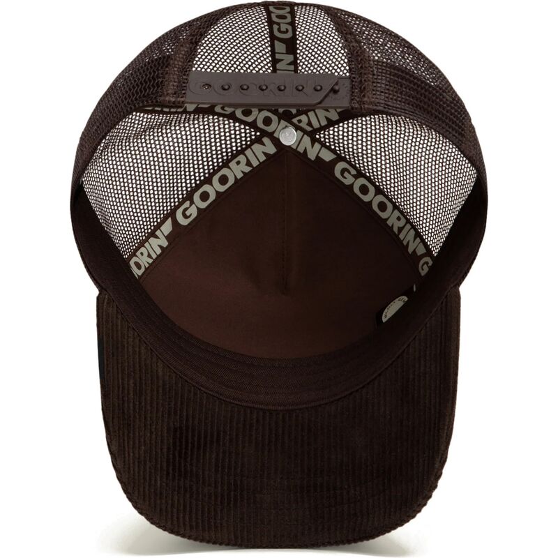 kepsar-bojd-brun-snapback-corduroy-grit-ridgeline-the-farm-goorin-bros