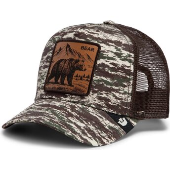 Kepsar böjd kamouflage snapback Engraved Bear Camo Glitch The Farm Goorin Bros.
