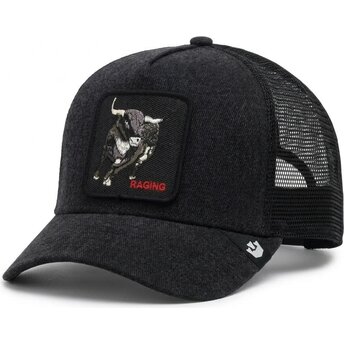Kepsar böjd svart snapback Raging Denim After Dark The Farm Goorin Bros.
