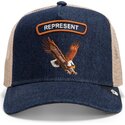 kepsar-bojd-marinbla-snapback-represent-rocker-denim-after-dark-the-farm-goorin-bros