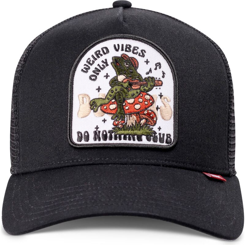 kepsar-bojd-svart-snapback-hft-do-nothing-club-weird-vibes-frog-av-djinns