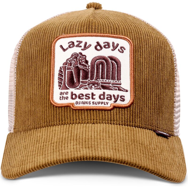 kepsar-bojd-brun-snapback-hft-lazy-days-av-djinns